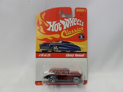 Hot Wheels Classics Chevy Nomad Series 1 Ltd Ed Red 16 of 25 Die Cast New Sealed