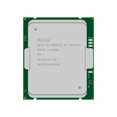 Intel Xeon E7-4830 v3 30M, 2.10 GHz CM8064502020101 SR222 New CPU From Tray