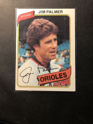 1980 Topps - #590 Jim Palmer Miscut Error | eBay