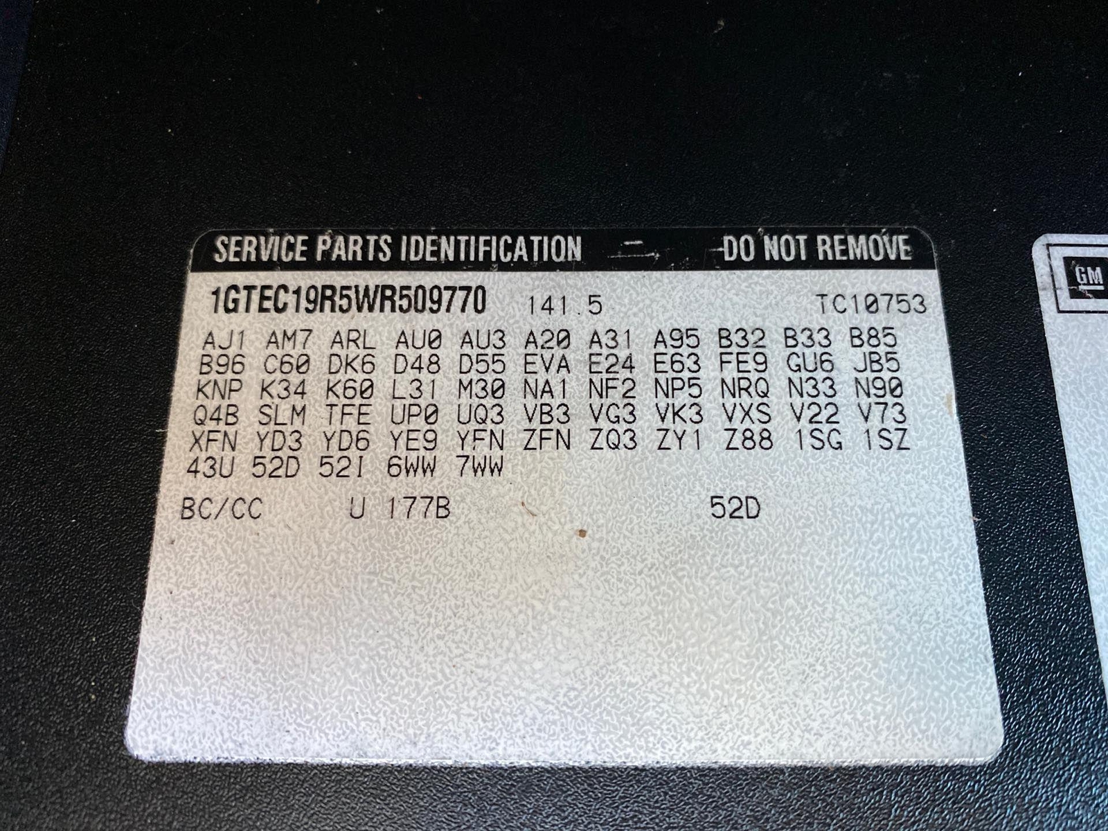 1998 GMC 1500 Pickup Fan Blade 11 Plastic Blades 19.5 OEM 15024813 5.7L ...