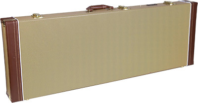 Vintage Tweed Hardshell Electric Guitar Case - CRW600ETW Multi-Ply Design