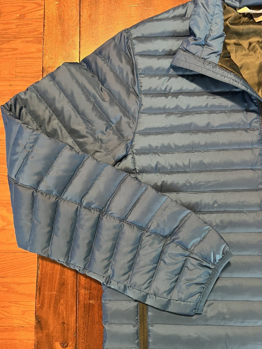 Mens Eddie Bauer EB650 Down Coat Lightweight Puffer Jacket Size