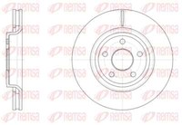 Remsa 2X Bremsscheibe Vorne Ø350Mm BelüFtet FüR Jeep Grand Cherokee IV WK WK2
