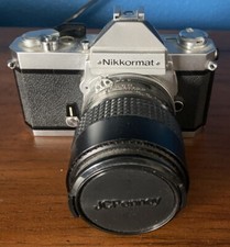 Nikon Nikkormat FT2 SLR Film Camera Body Chrome w/ JCPenney SC 55mm 1.2.8f Lens