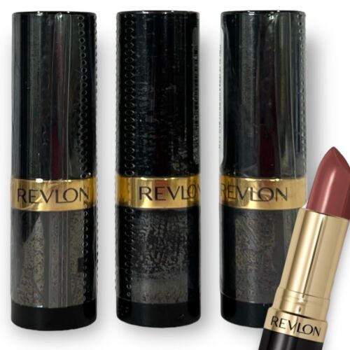 Rouge à lèvres Revlon Super Lustrous Desert Escape 760 finition crème hydratante 3 pièces - Photo 1 sur 13