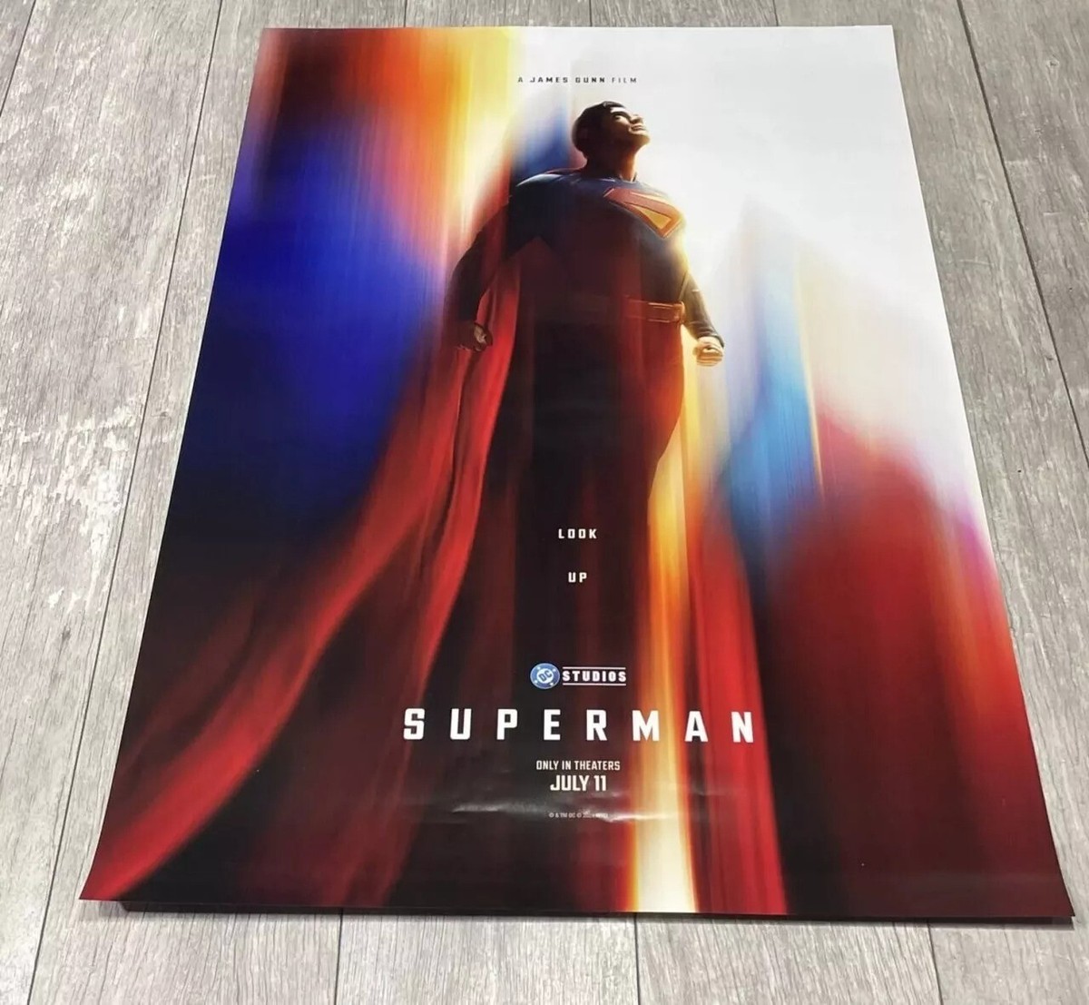 NEW Superman 2025 Official Poster for James Gunn's 24X36