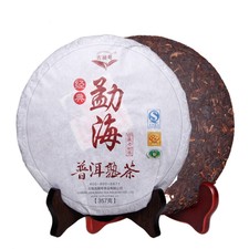 357g Yunnan High Mountain Ripe Pu-erh Tea Cake Premium Big Tree Cooked Puerh