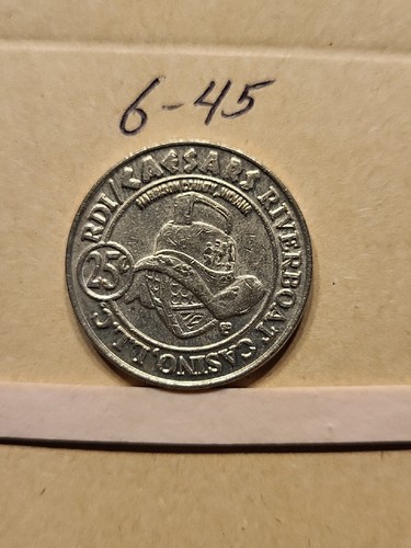 25 Cent Caesars Riverboat Casinos Token 25mm 