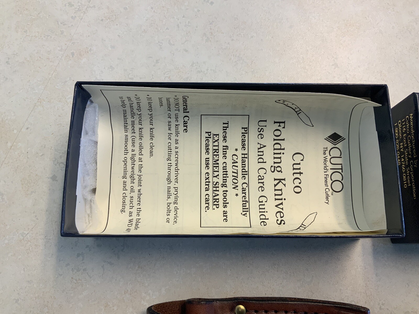 Cutco Two Blade Pocket Knife MIB Model 1884 eBay