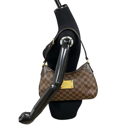 LOUIS VUITTON テムズ PM Damier Shoulder Bag leather PVC