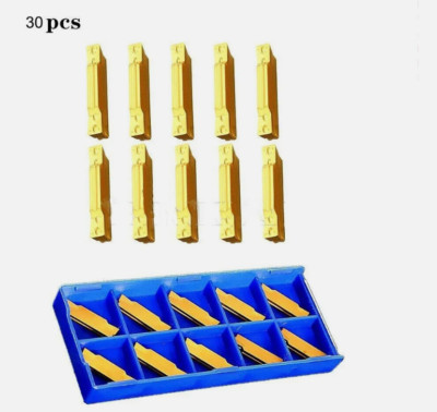 30pcs CNC Carbide Insert MGMN300-M fit for MGEHR/MGIVR Grooving Cut Off Tool 3mm
