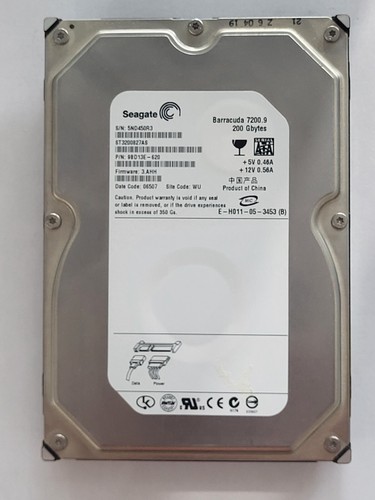 ST320LT020, PN: 9YG142-285, SN: W046XR00, WU,FW:0001SDM1, Seagate 320Gb