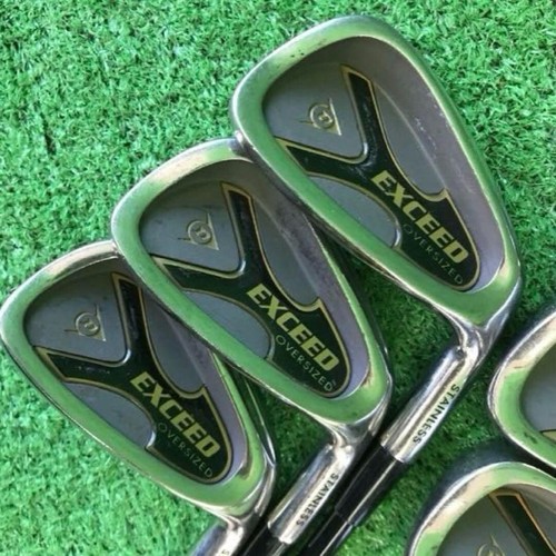 Dunlop EXCEED OVERSIZED Iron Set 7pcs 3,4,6-Pw Original Carbon - Picture 2 of 10