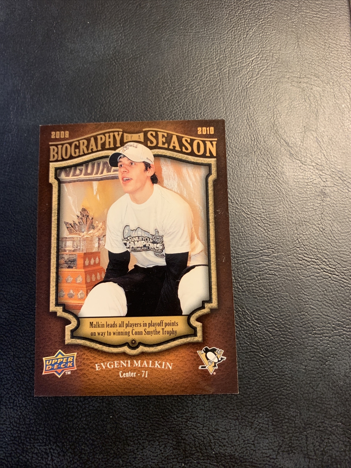 B41a Bos2 Evgeni Malkin Pittsburgh Penguins 2009/10 biography of a season