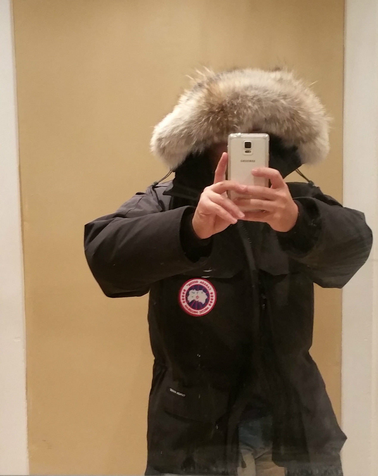 NEW "RED LABEL" EDITION "BLACK" CANADA GOOSE EXPEDITION MEDIUM FITS LG-XL PARKA image 2