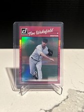 2023 Donruss Baseball Tim Wakefield Retro Base Holo Pink #290- Boston Red Sox