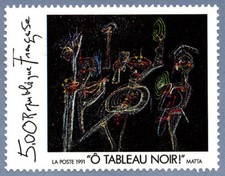 Timbre France 2731 Neuf** - Ô tableau noir - Roberto Matta - 1991