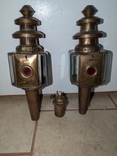 2 Vintage Brass Antique Automobile Model T