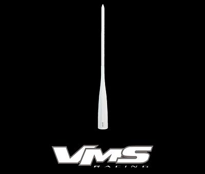 VMS RACING WHITE 13'' LONG SPIKED ROD AM/FM RADIO ANTENNA FOR CHEVY SILVERADO