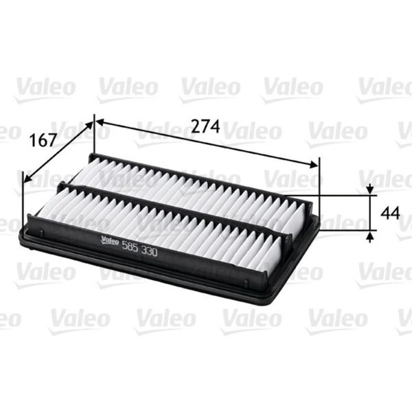 Valeo Luftfilter Filtereinsatz FüR Honda Accord VI 1.8I 2.0I 2.3 2.2 Type-R-image