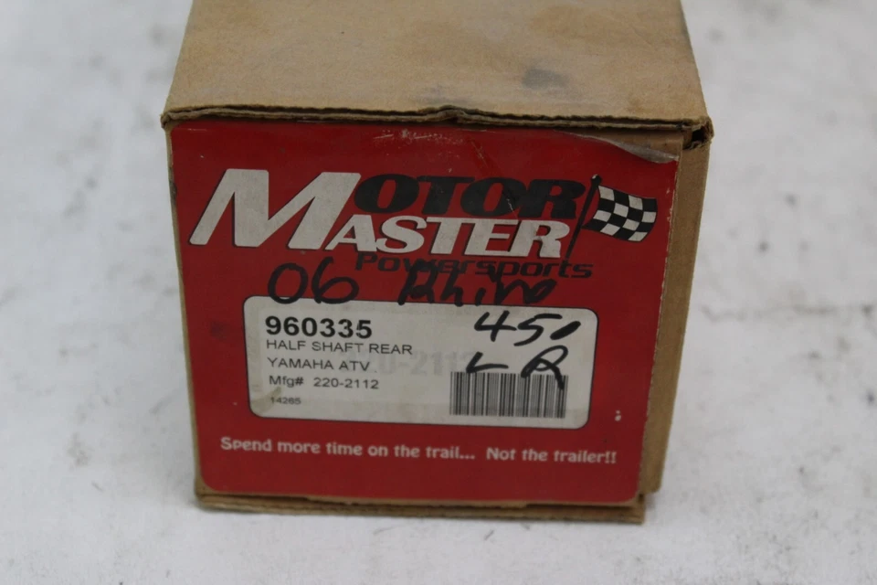 *New* Rear Half Shaft for Yamaha - Part # 960335 / 220-2112 - Image 4 of 4