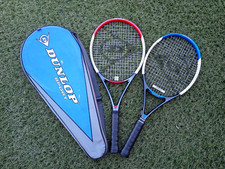 2x Tennis Racquets, Dunlop i-zone 5 Impact Comp TI, New Grips
