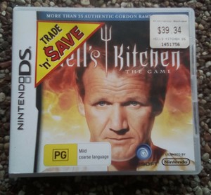 Gordon Ramsay Hell S Kitchen Nintendo Ds Instructions Authentic