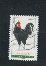 L5779 FRANCE timbre AUTOADHESIF N° 1255 de 2016 " Coq La Fleche " oblitéré