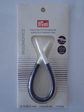 Prym Ergonomics Yoga Cable Stitch Needles US 10.75 (7mm) 10in (25cm) NEW Flexib