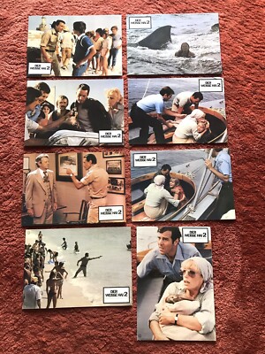 Der Weisse Hai 2 - Aushangfotos 8 Stck. Roy Scheider, Jaws, Der Weiße Hai