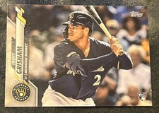 2020 Topps Trent Grisham RC ROOKIE CARD #9 Brewers - Yankees - NM-MT!!