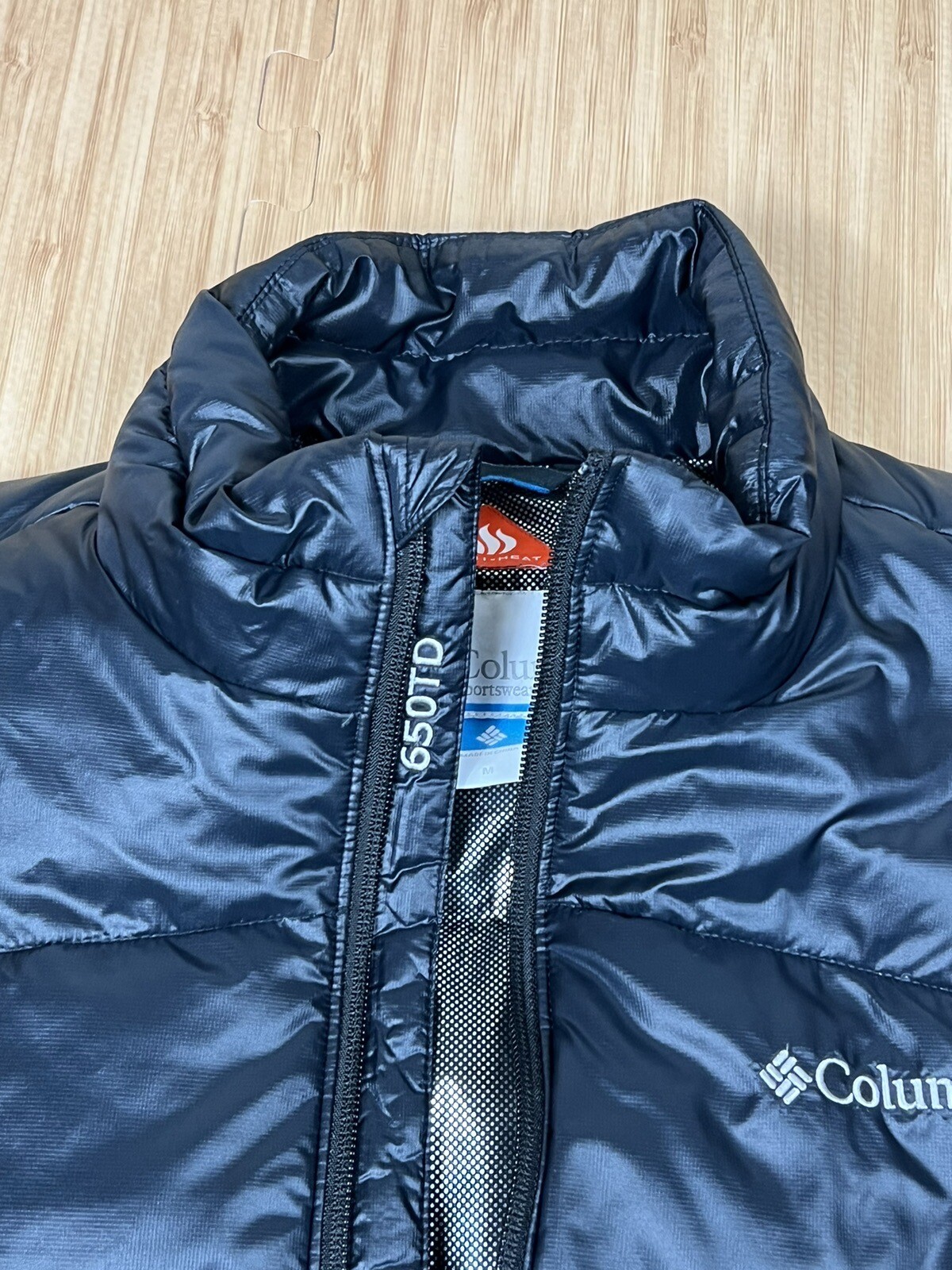 Columbia Men's Omni Heat 650 Turbo Down Puffer Jacket Black &bull; M