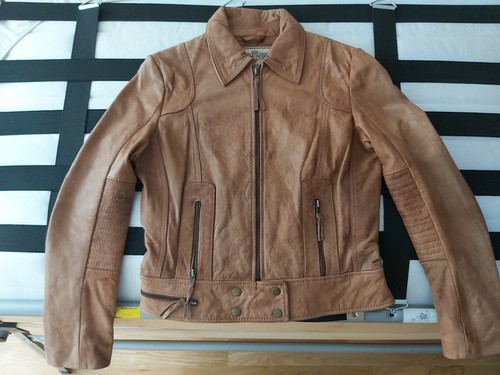 Redskins Moto Chaqueta De Cuero Talla S Usado | eBay