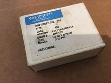 NEW ASHCROFT 2" 0-15 PSI 1/4" NPT PRESSURE GAUGE 20W1005PH 02L