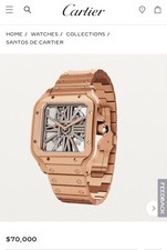 Cartier Santos de Cartier Rose Gold Skeleton - Full Set Warranty till 2030 14