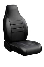 Fia Sl62-90 Blkblk Custom Fit Rear Seat Cover Split Seat 6040 - Leatherette...