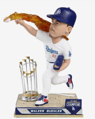 Walker Buehler Dodgers 2020 World Series Fast Ball Bobblehead Ltd