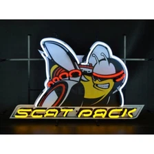 Neonetics 5SCATB Dodge Scat Pack Banner Neon Sign 30"x19"
