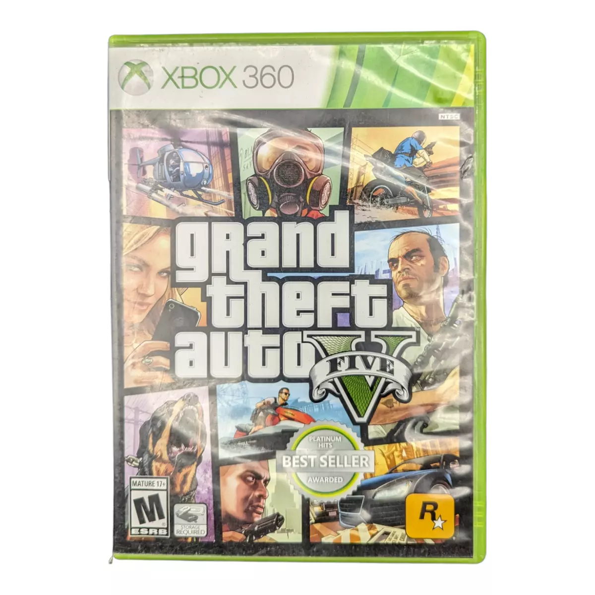 Grand Theft Auto V GTA 5 for Mocrosoft XBOX 360 Complete w/ Map Good  Condition