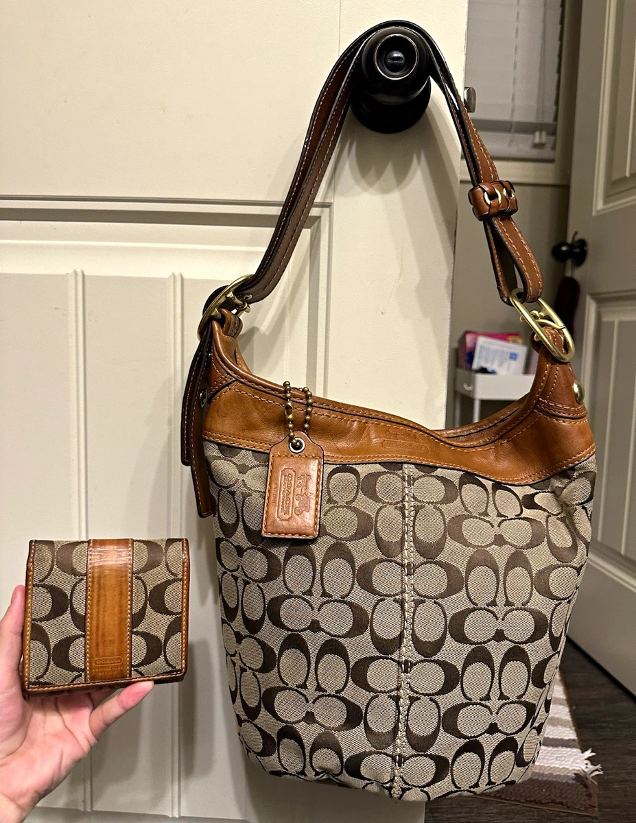 25+ Coach Hobo Handbags & Bags Canvas Exterior for Women for sale