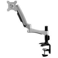 Amer Mounts Long Articulating Monitor Arm with Clamp Base for 15"-26" Displays