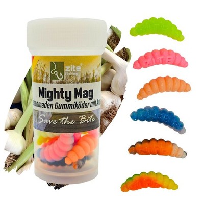 Zite Fishing Mighty Mag Neon Mix Knoblauch 2,8 mm Bienenmaden-Imitat
