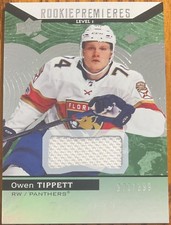 2017-18 Upper Deck Trilogy Green Rookie Jersey Owen Tippett #69 #’d 371/399