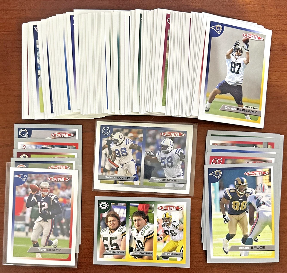 2005 Topps Total Football Card 500 - 550  - Silver - Inserts -  You Pick - Image 2 of 4