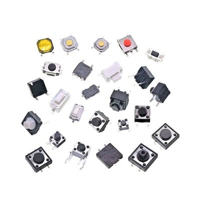 Kleiner Taktile Drucktaste 12x12x5/3x6x5/6x6x5mm SMD PCB DIP Viele Arten Taster