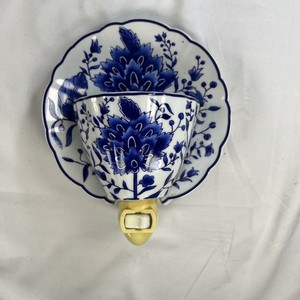 Vintage Formalities By Baum Bros Porcelain Teacup Night Light