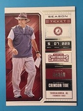 2018 Contenders Draft Nick Saban #76 Alabama Crimson Tide 🔥🔥