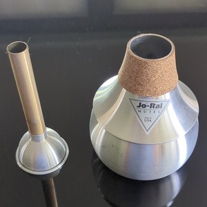 Jo-Ral Aluminum Trumpet Bubble Mute w/stem