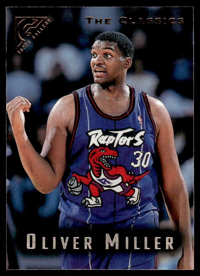 1995-96 Topps Gallery Oliver Miller Toronto Raptors #62