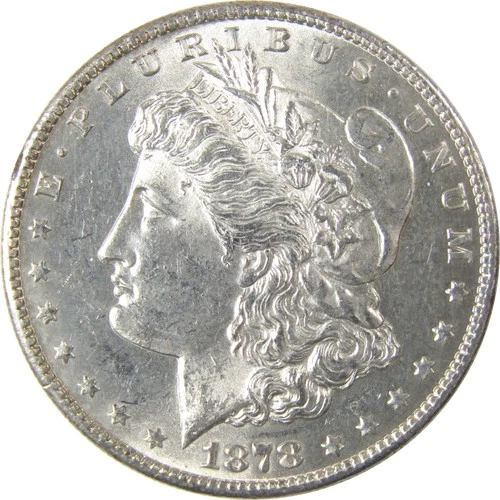 1878 S Morgan Silver Dollar Uncirculated Mint State $1 Coin SKU:I24712